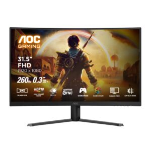 AOC C32G42ZE 32″ Curved FHD 260Hz Gaming Monitor